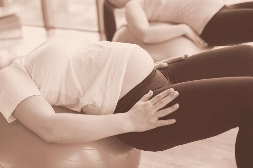 Séance de gymnastique pour femme enceinte